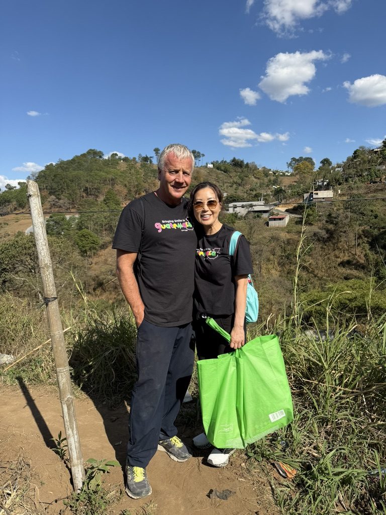 Brad Pickett and Miran Ho on the ground in Guatemala