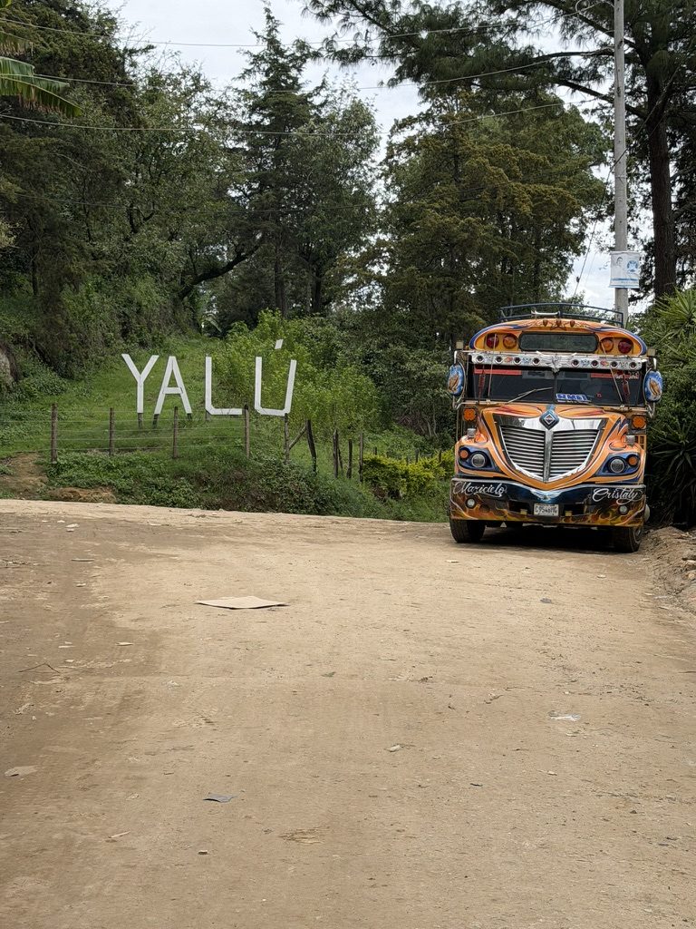 The road into Yalú, Guatemala